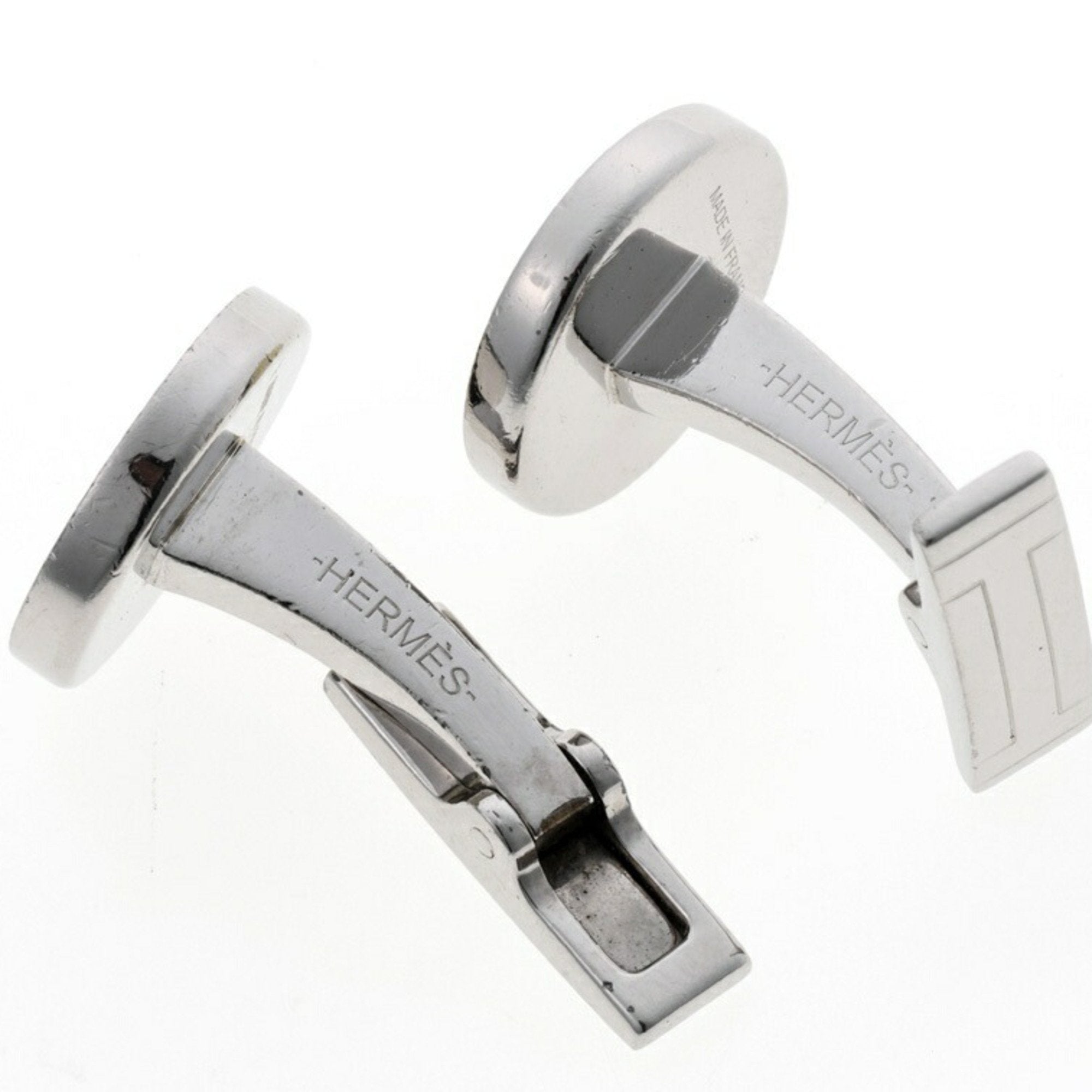 Ricor 2 Serie Cufflinks Metal Silver and Yellow Bracelet