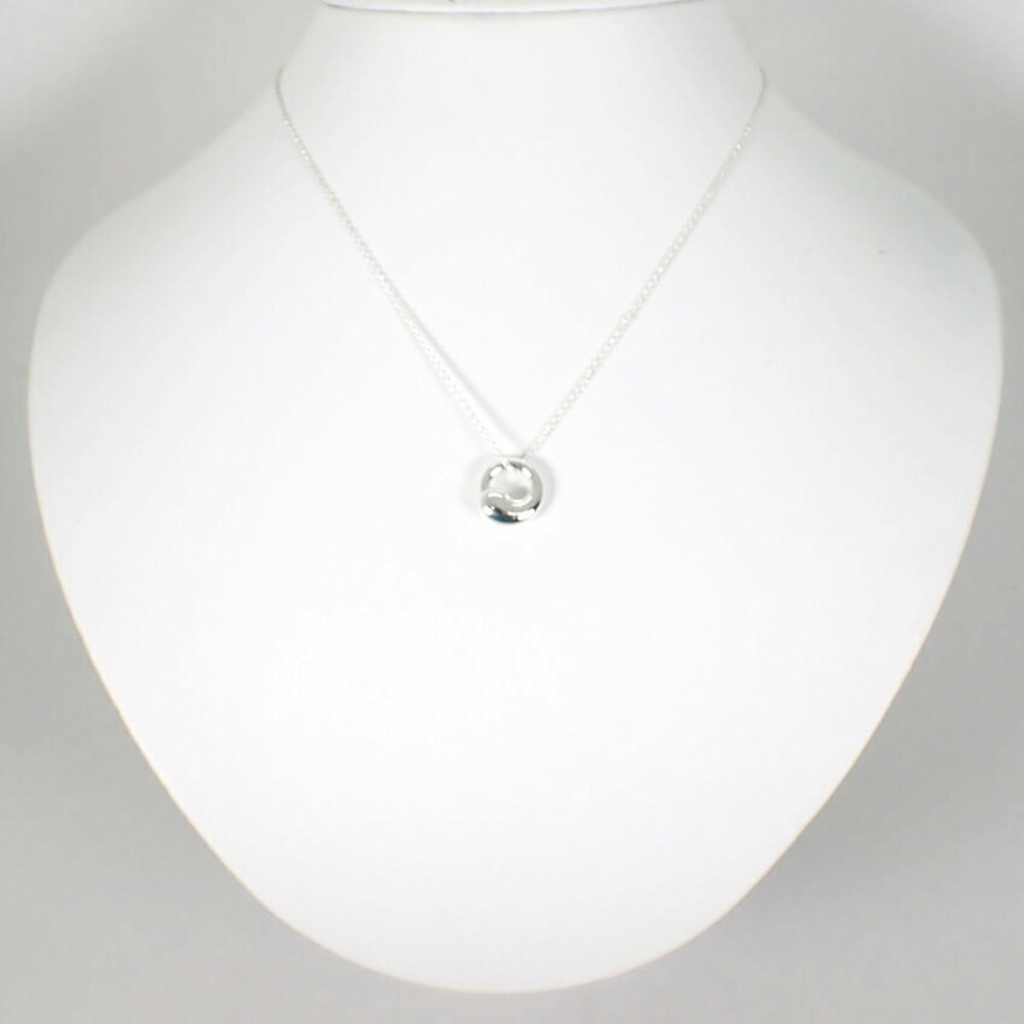 Eternal Circle Pendant Necklace Sterling Silver
