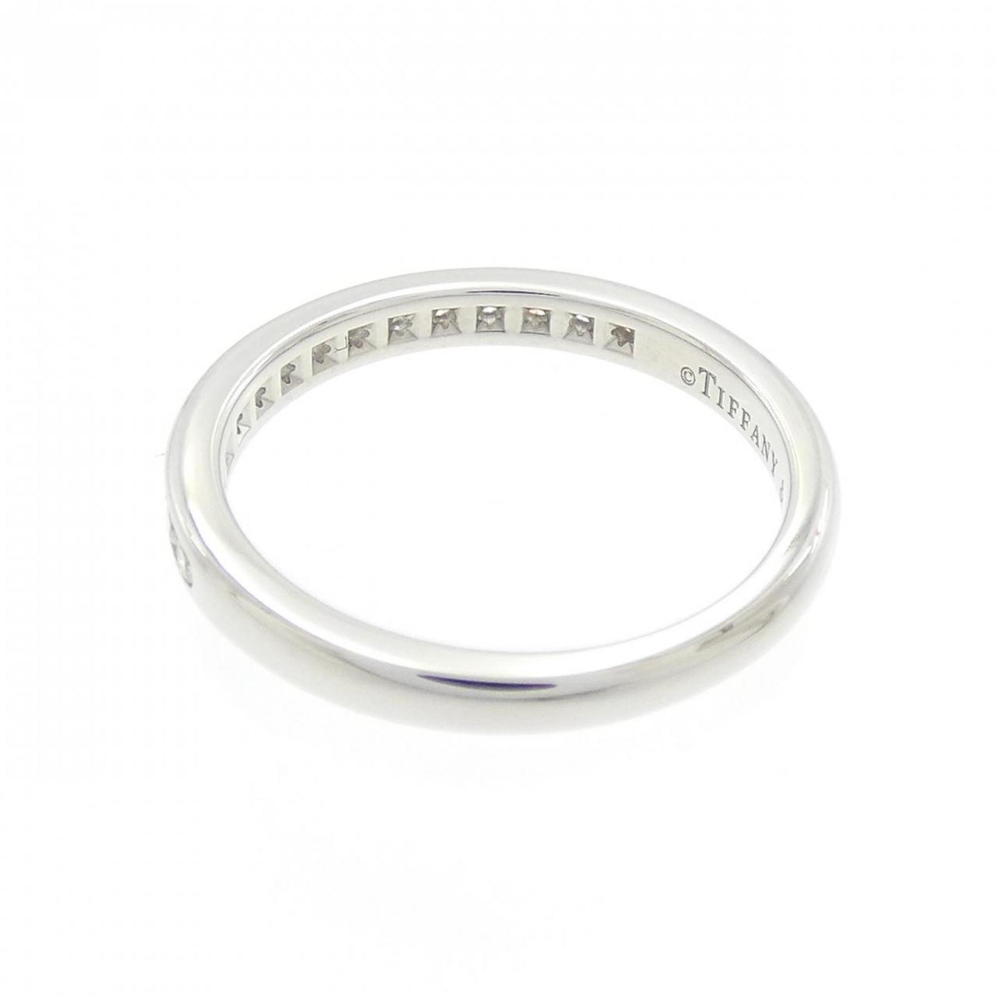 Band Ring Platinum with Diamond
