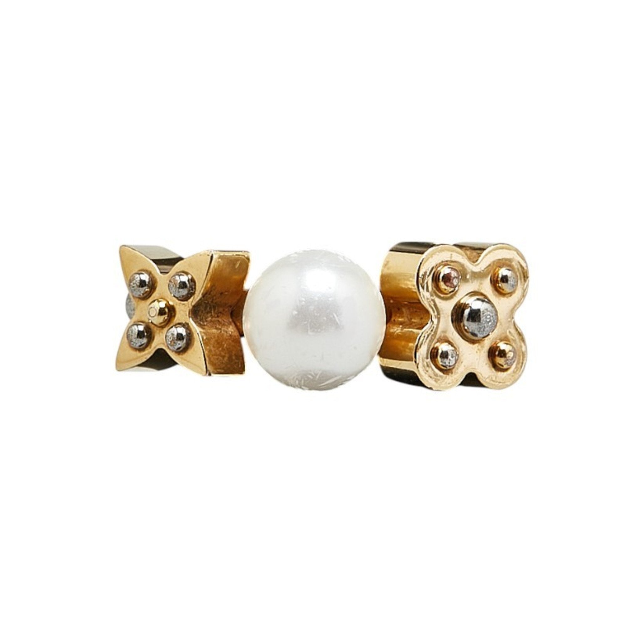 Charmy Pearl Ring Gold With Artificial Pearl