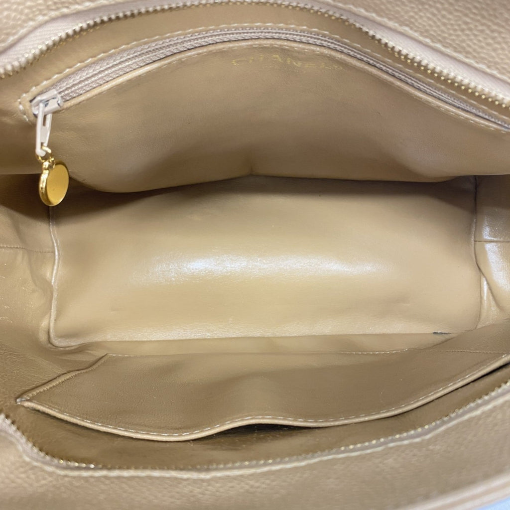 Medallion Tote Quilted Caviar