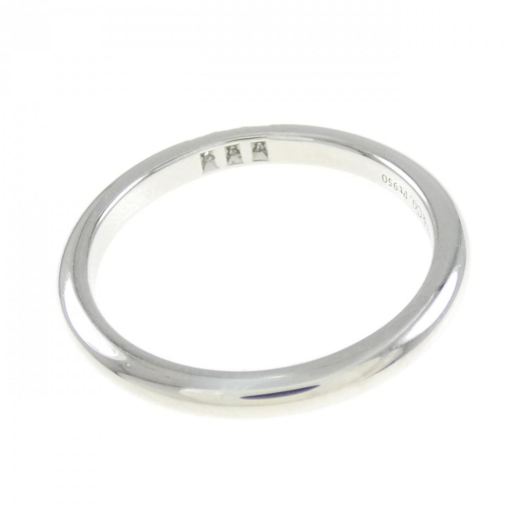 Band Ring Platinum with Diamond