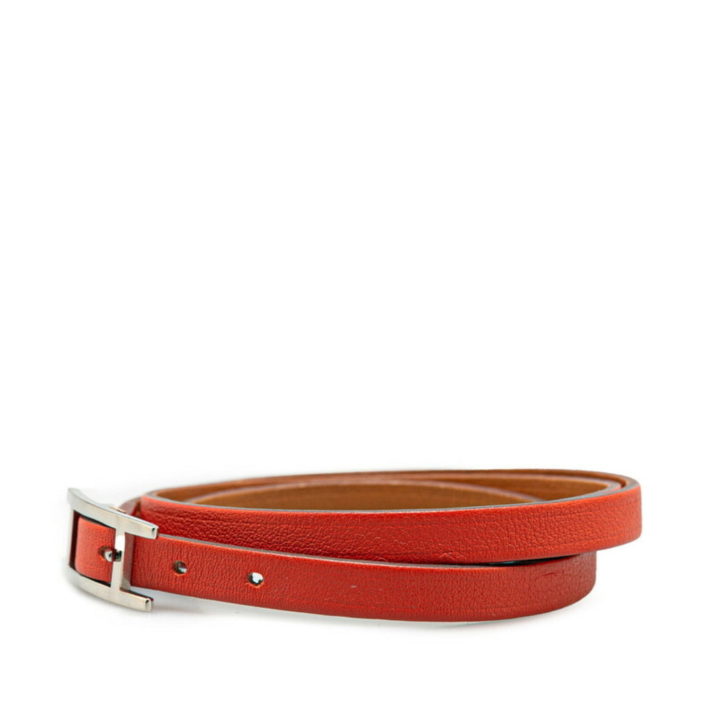 Swift Leather Bracelet Brown and Orange