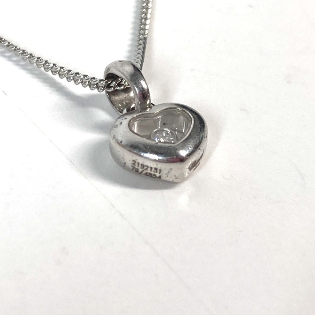 Pendant Necklace 18K White Gold With Diamond