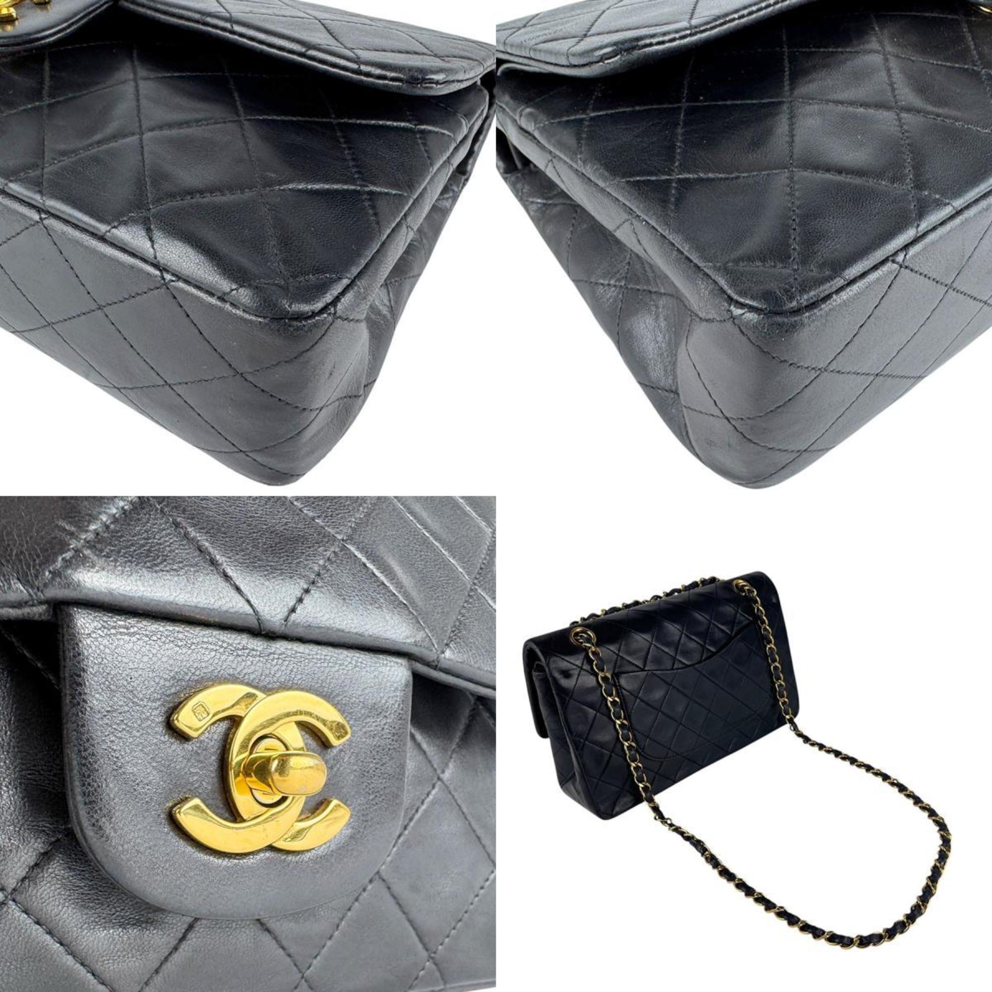 Vintage Classic Double Flap Bag Quilted Lambskin Medium