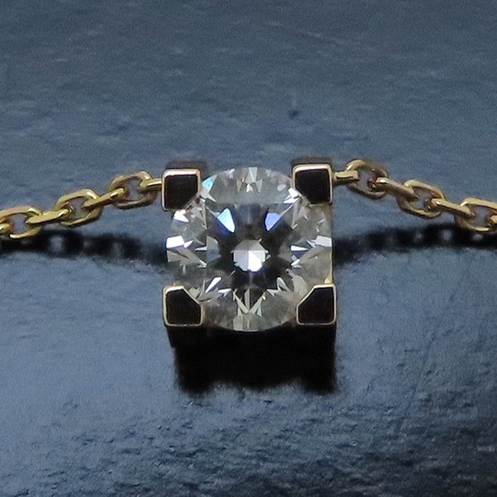 C de Cartier Pendant Necklace 18K Rose Gold