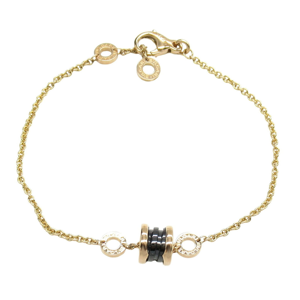 B Bracelet Ceramic and 18K Rose Gold