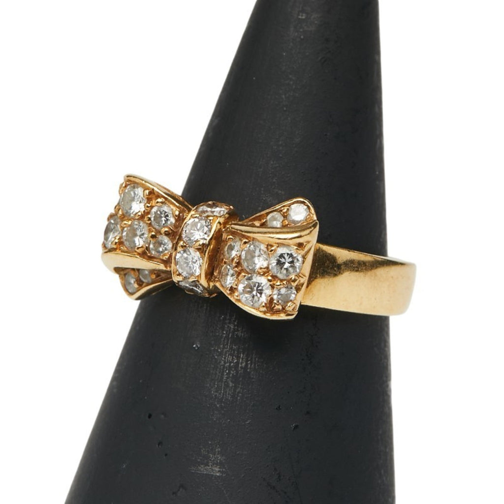Nouveau Papillon Ring 18K Yellow Gold with Diamond