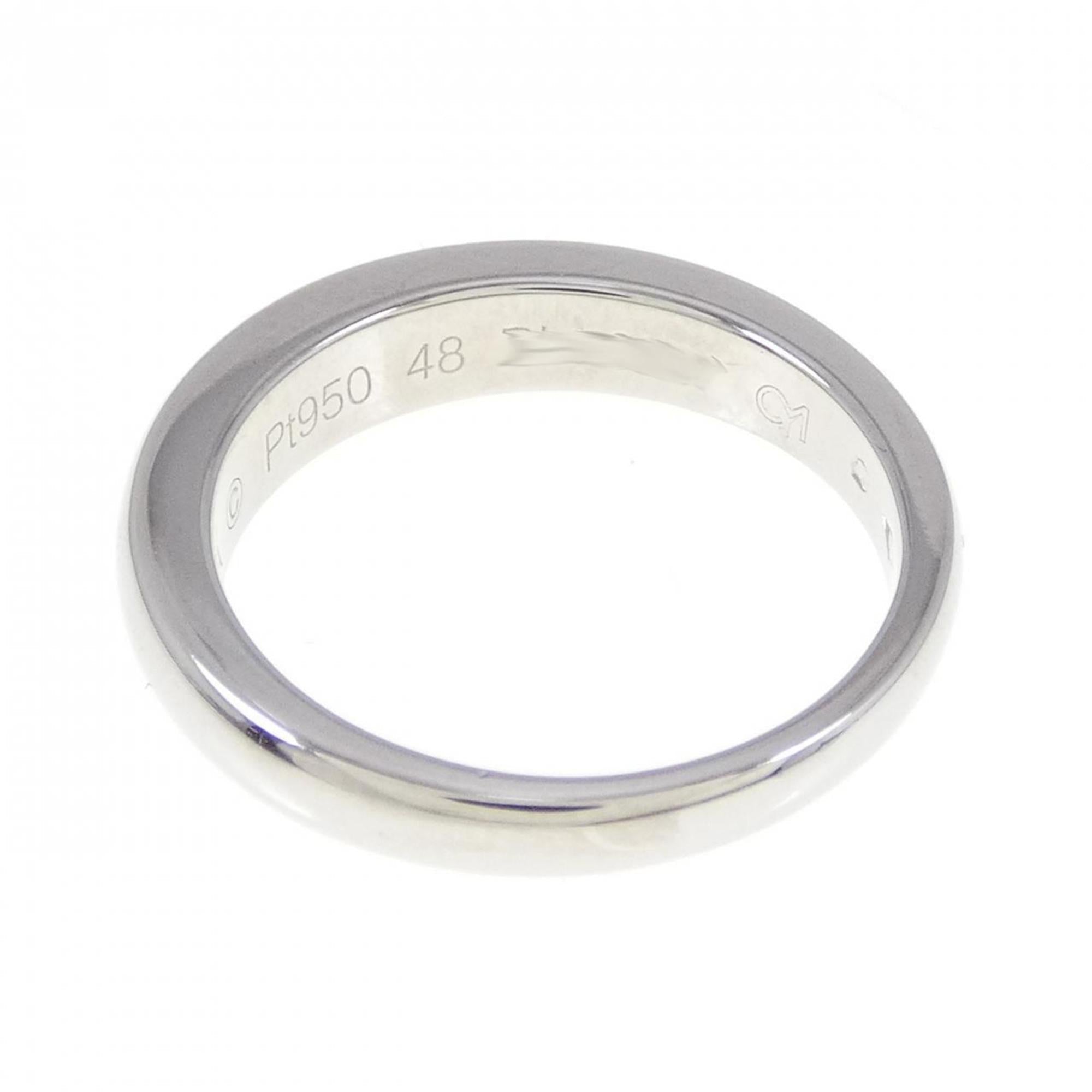 Band Ring Platinum with Diamond