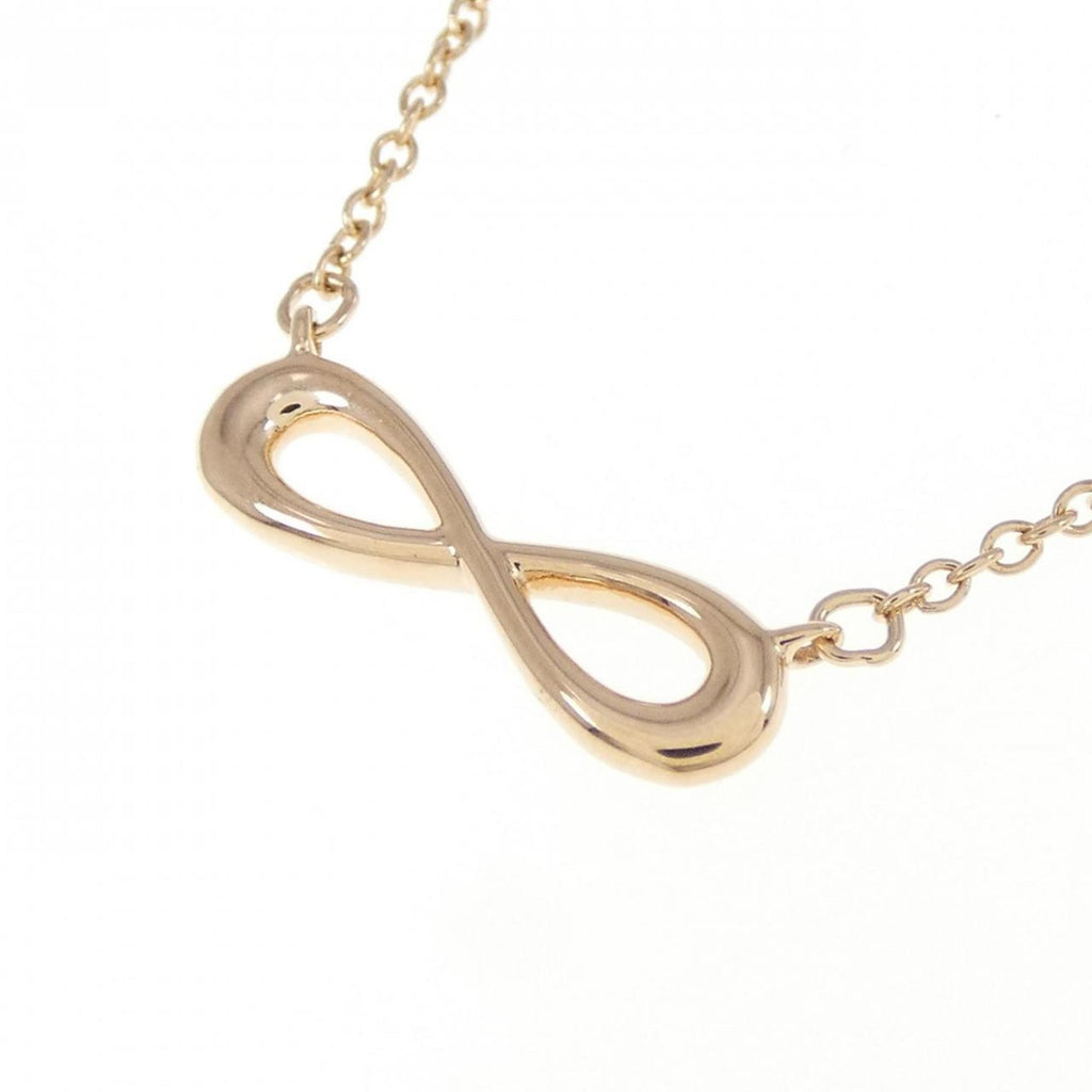 Infinity Pendant Necklace 18K Rose Gold Mini