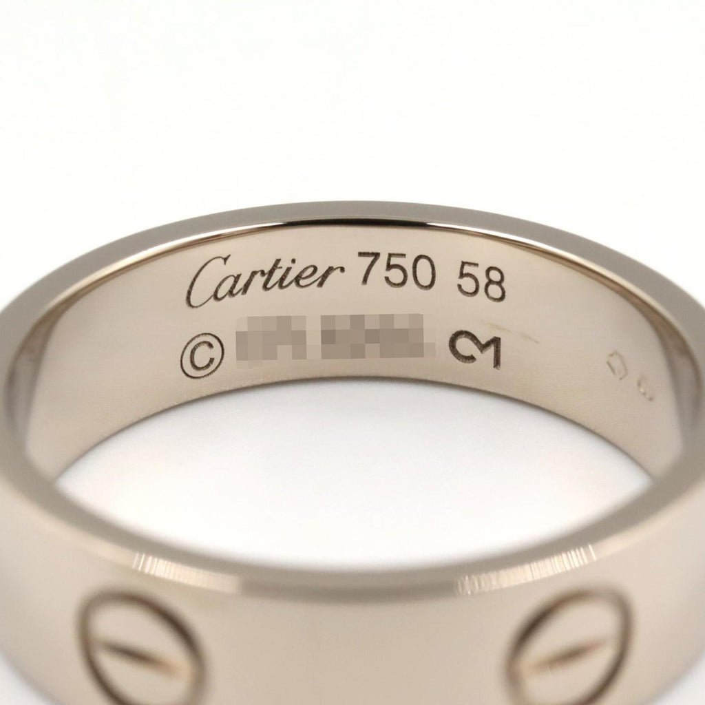 Love Ring 18K White Gold