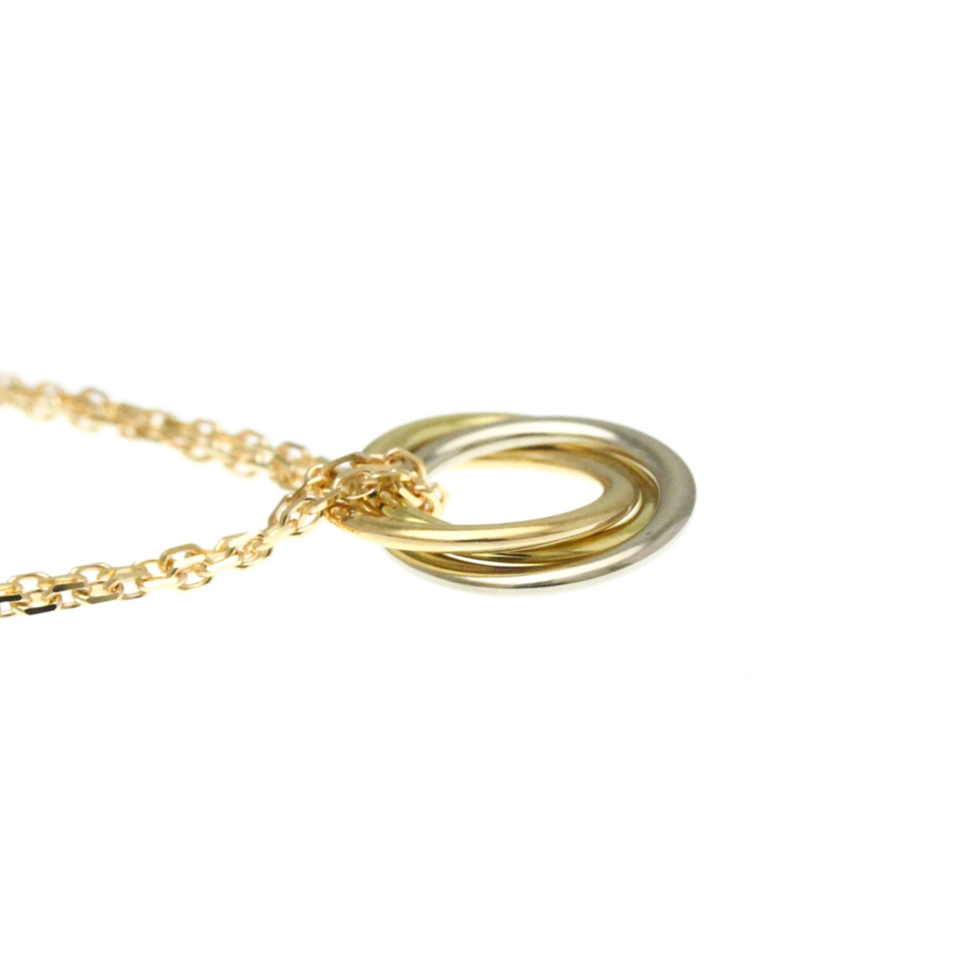 Trinity Pendant Necklace 18K Tricolor Gold