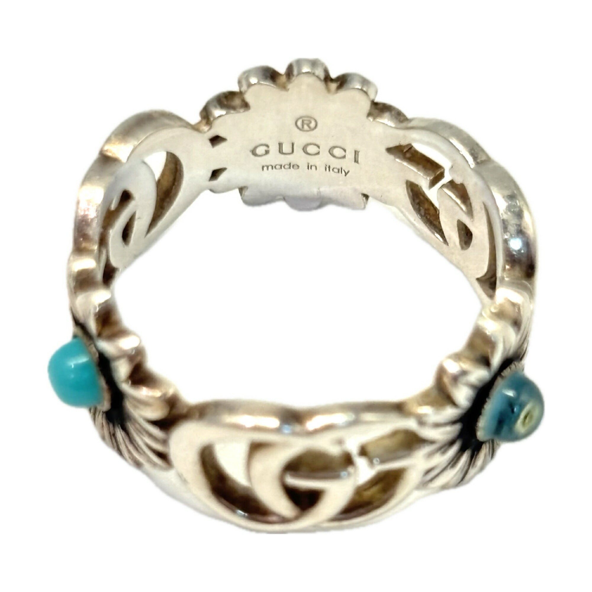 Ring Sterling Silver With Turquoise