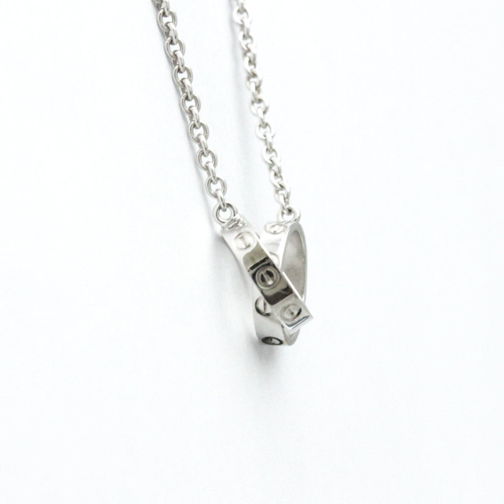 Pendant Necklace 18K White Gold