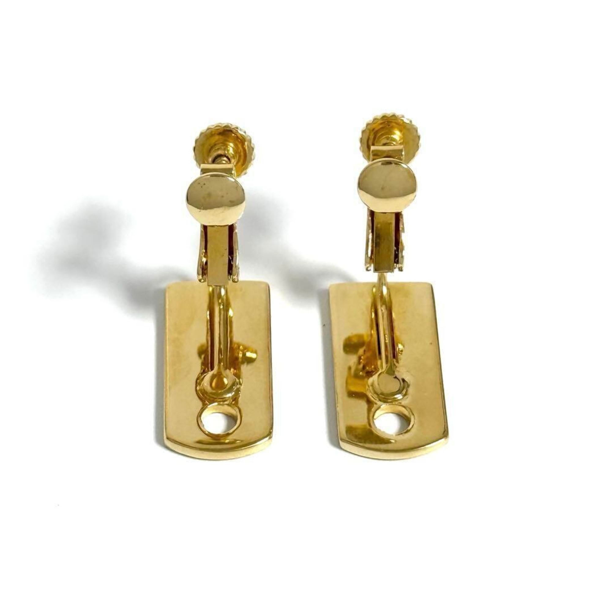 Logo Clip-On Earrings Metal