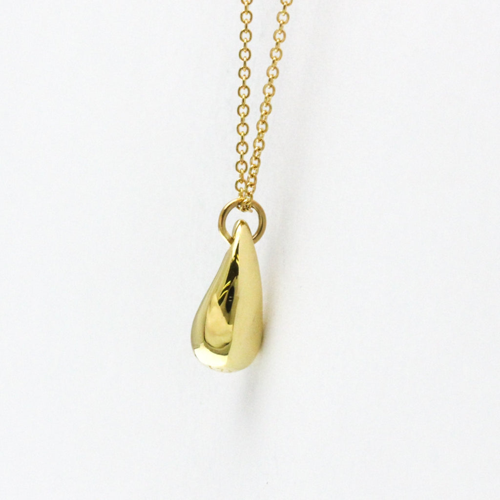 Teardrop Pendant Necklace 18K Yellow Gold