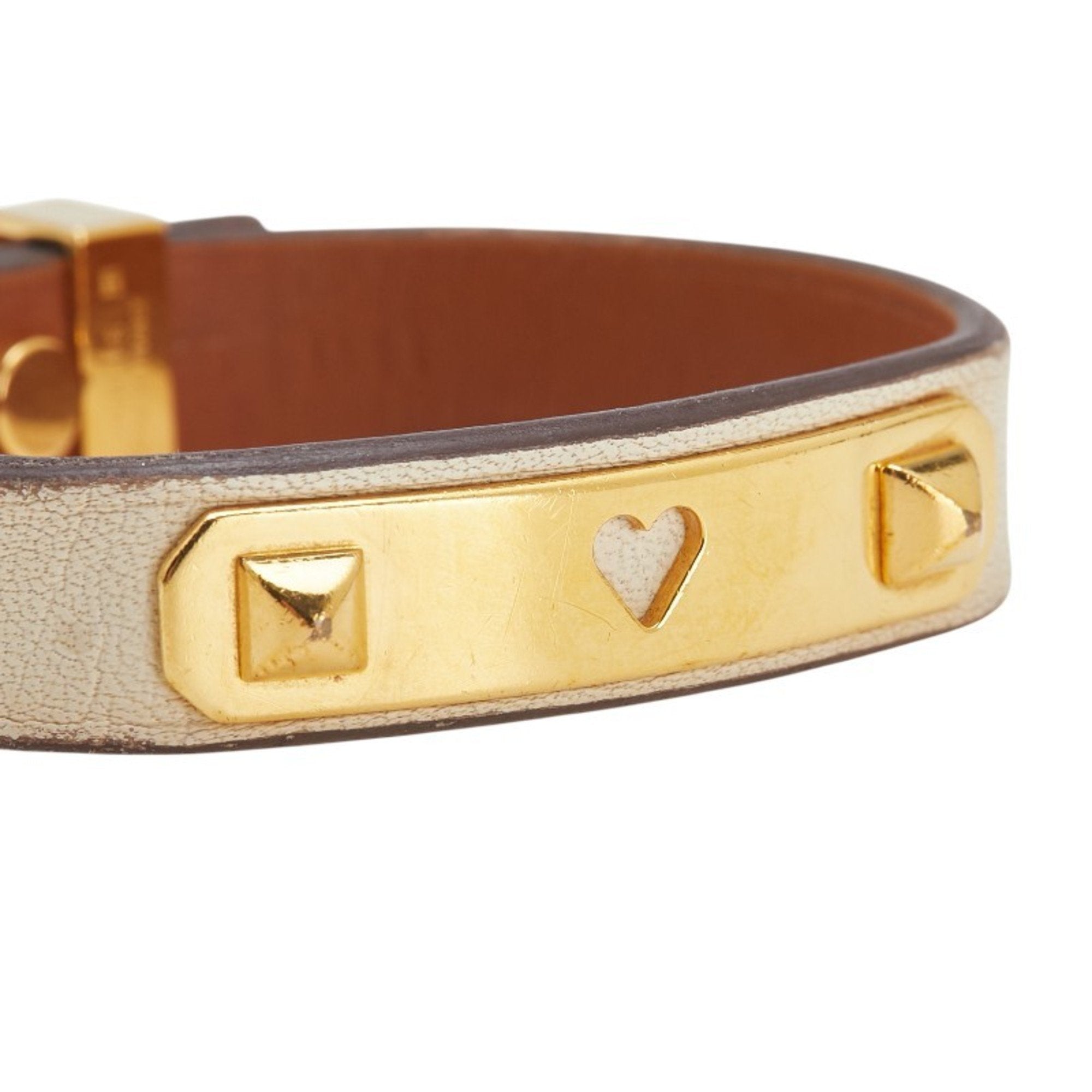 Charm Bracelet Swift Leather Off-White
