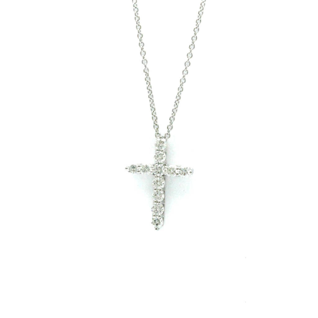 Small Pendant Necklace Platinum with Diamond