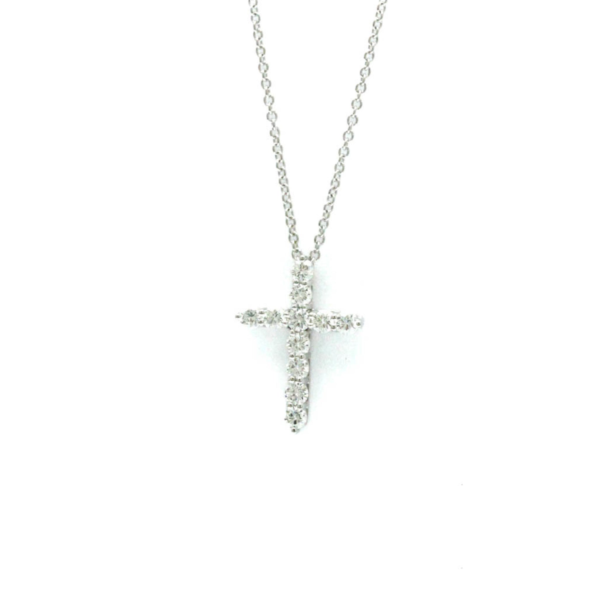 Small Pendant Necklace Platinum with Diamond