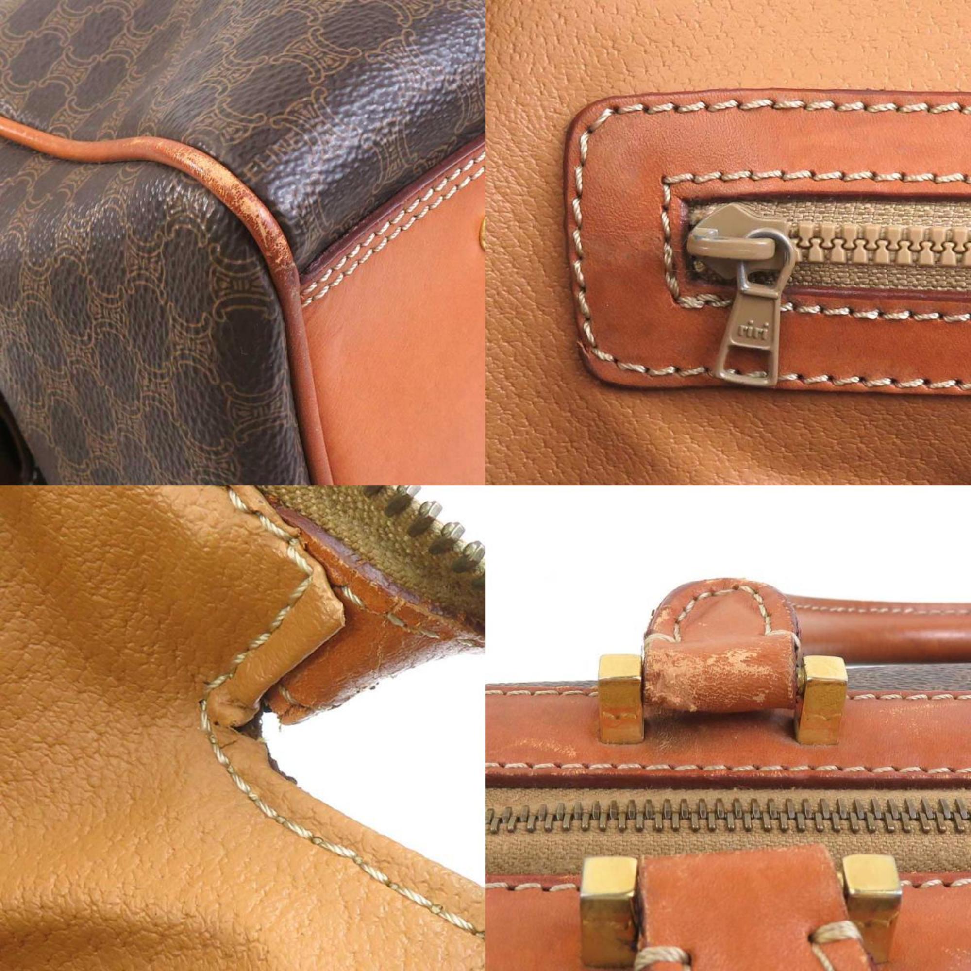 Vintage Duffle Bag Macadam Coated Canvas Large