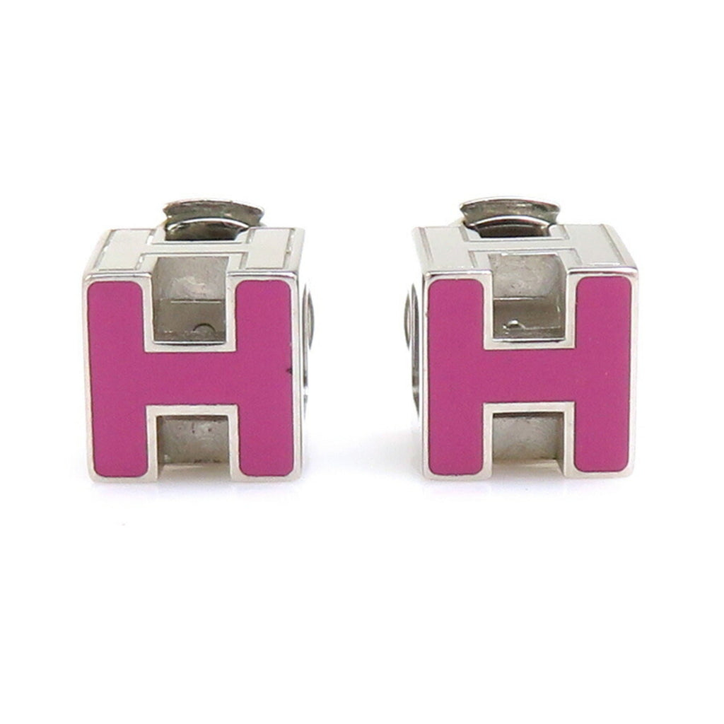 Earrings Enamel and Metal