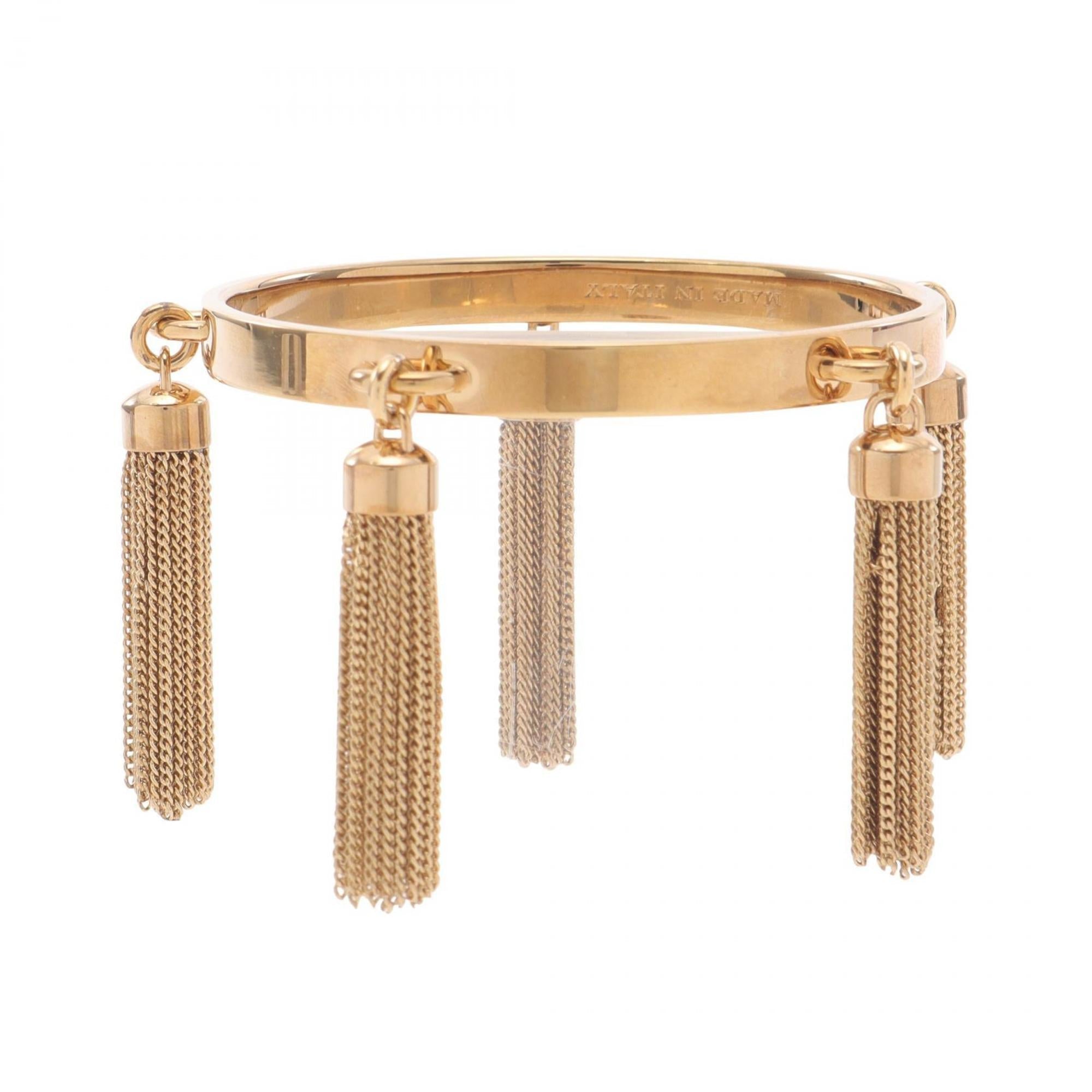 Fringe Tassel Bangle Gold Bracelet
