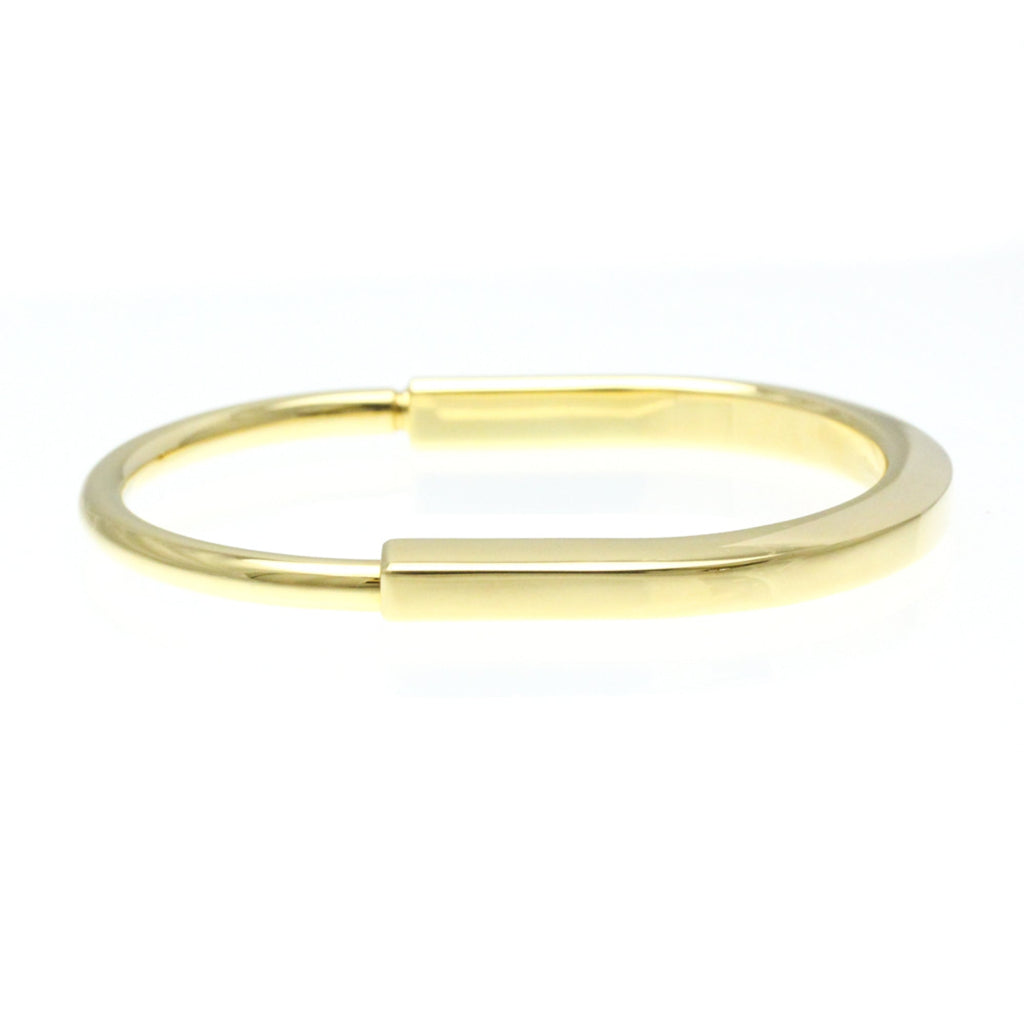 Rock Bangle Bracelet 18K Yellow Gold