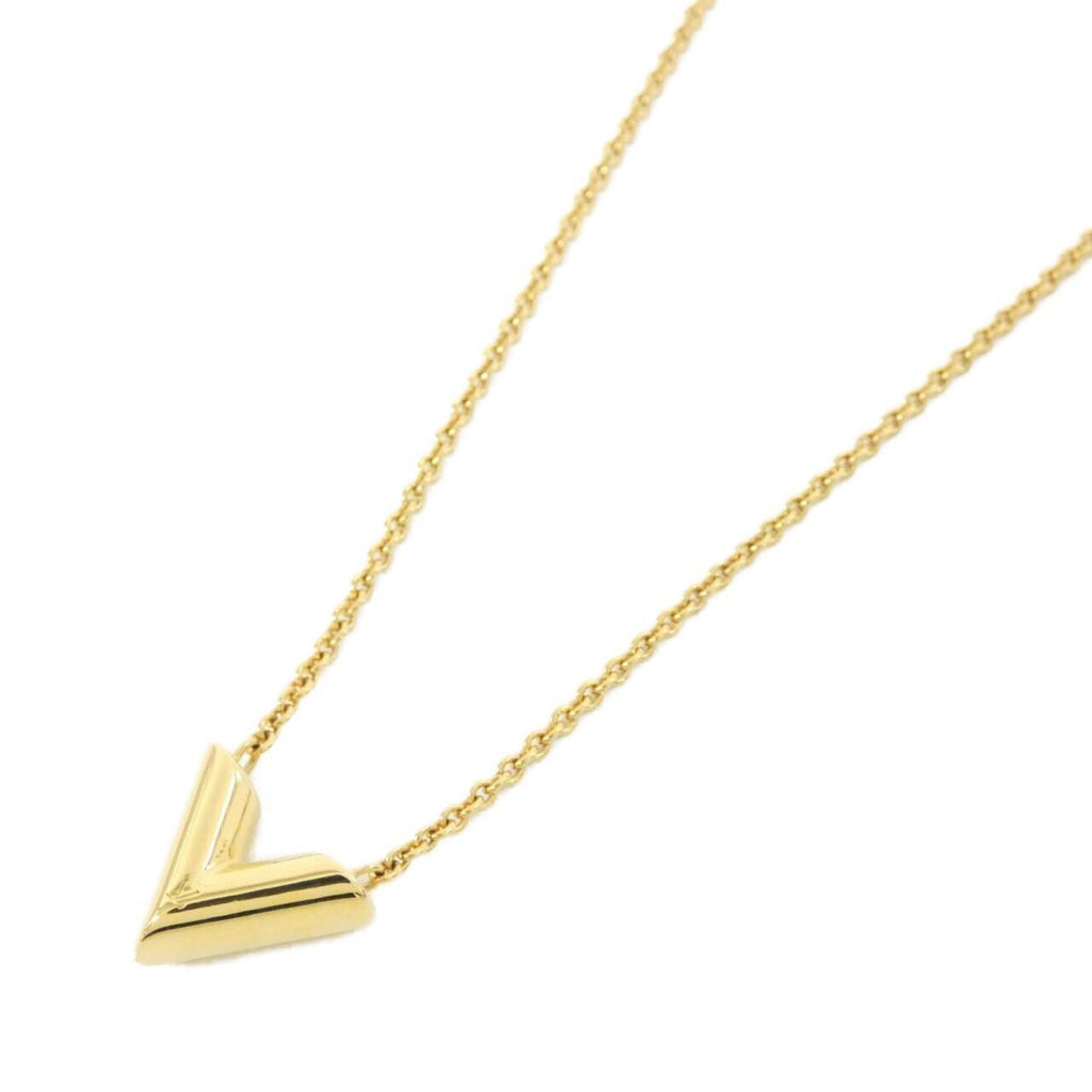 Essential V Pendant Necklace Gold