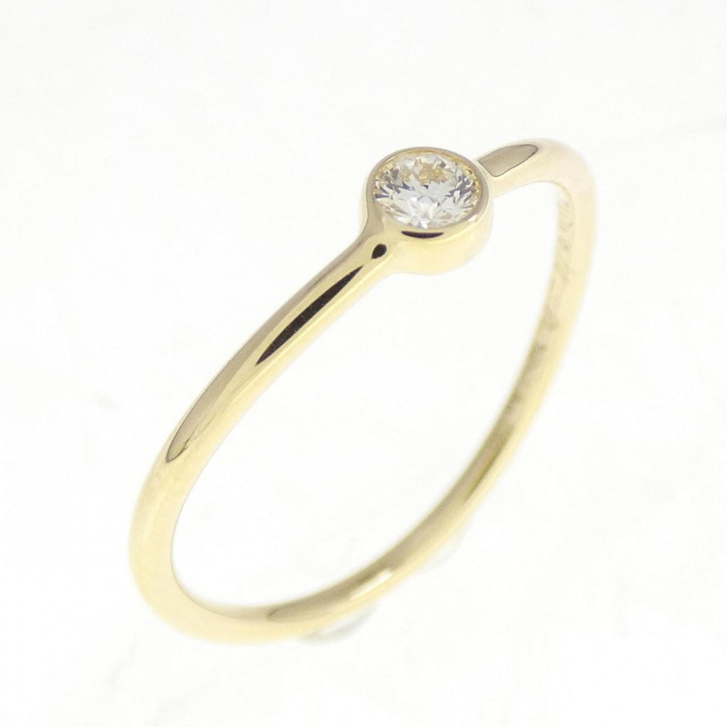 Wave Ring 18K Yellow Gold with Diamond