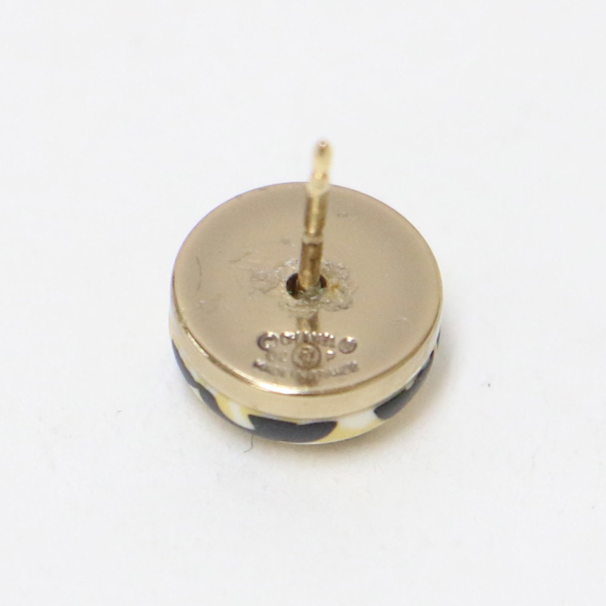 CC Logo Earrings Gold-Tone Metal Gold-Tone Metal