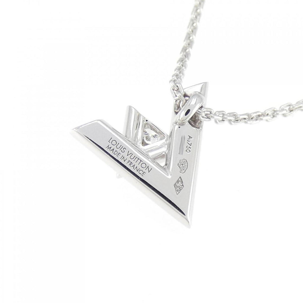 Volt One PM Pendant Necklace 18K White Gold with Diamond