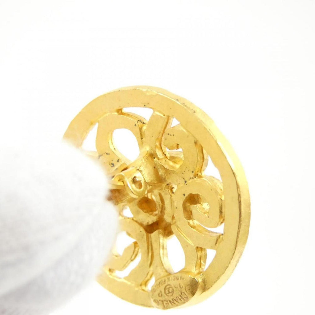 Clip-On Earrings Clip-On Gold-Tone Metal