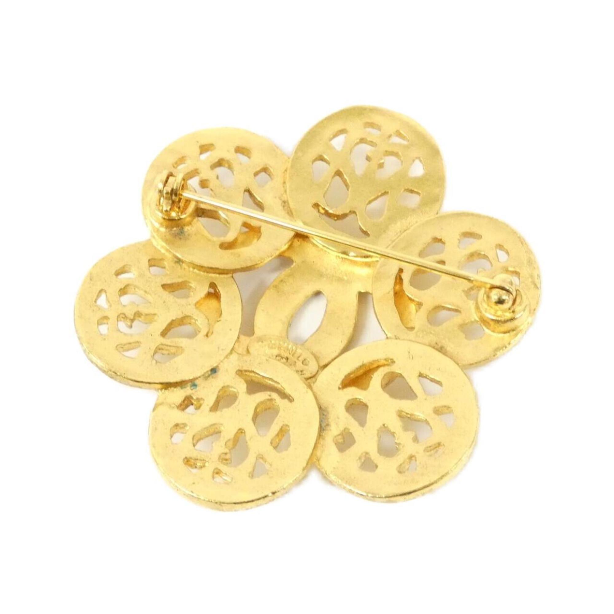 Brooch Gold-Tone Metal
