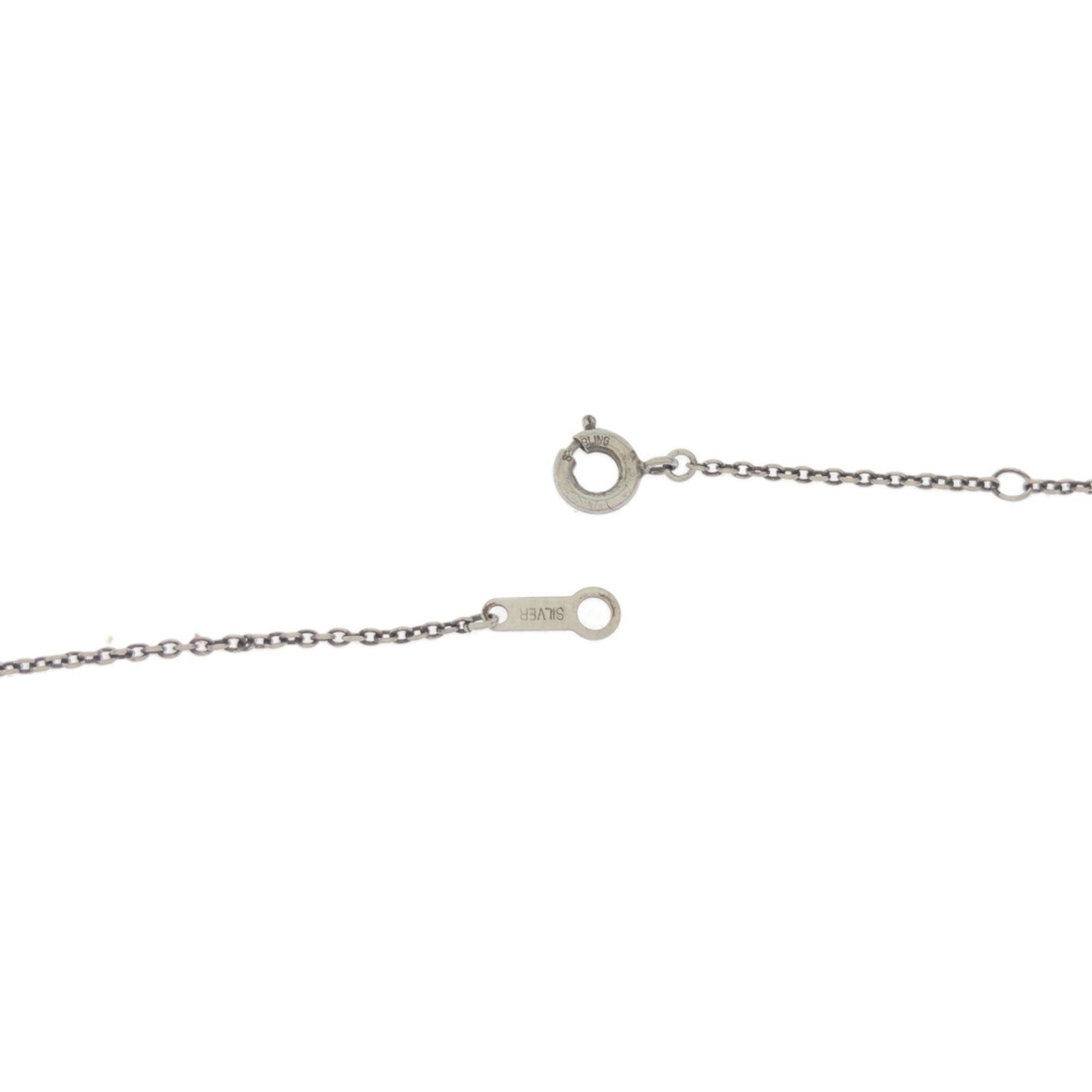 Nova Check Pendant Necklace Sterling Silver