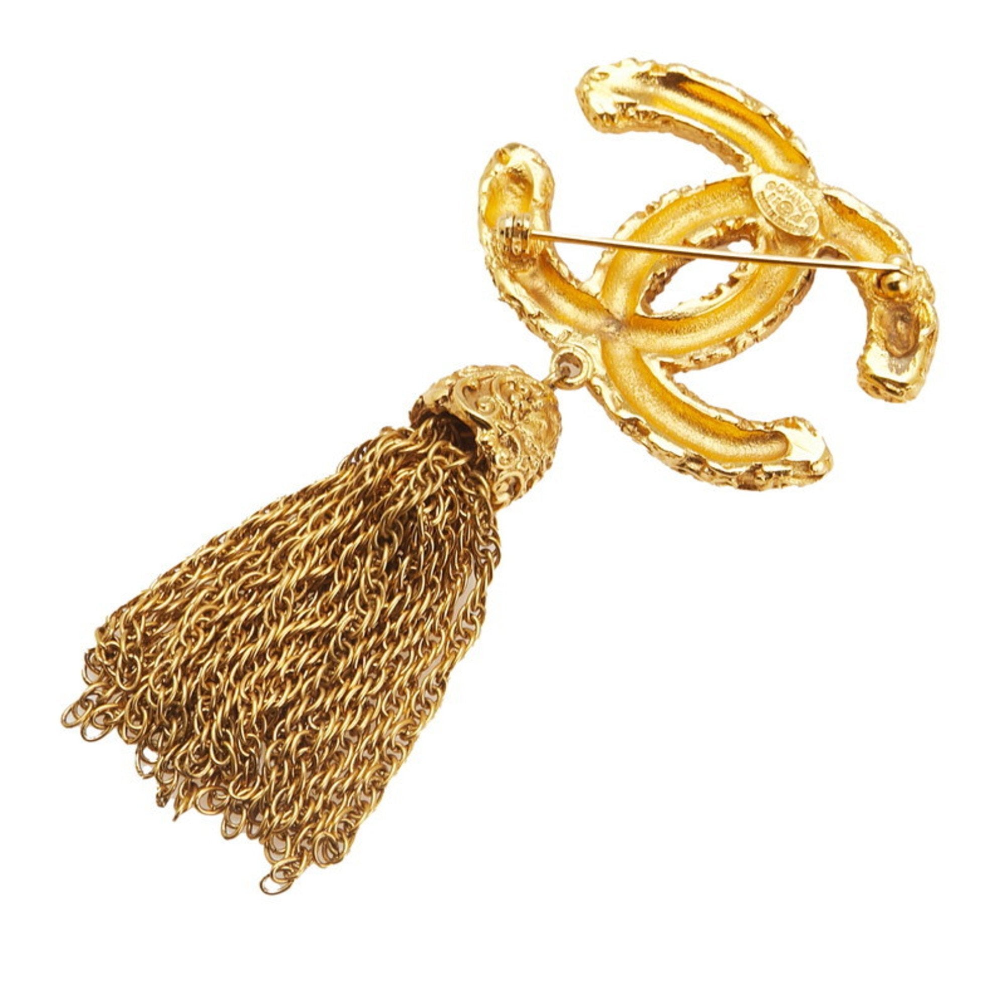 CC Logo Brooch Metal