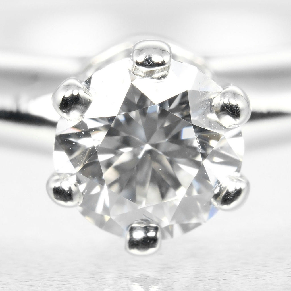 Solitaire Ring Platinum with Diamond 0.26ct