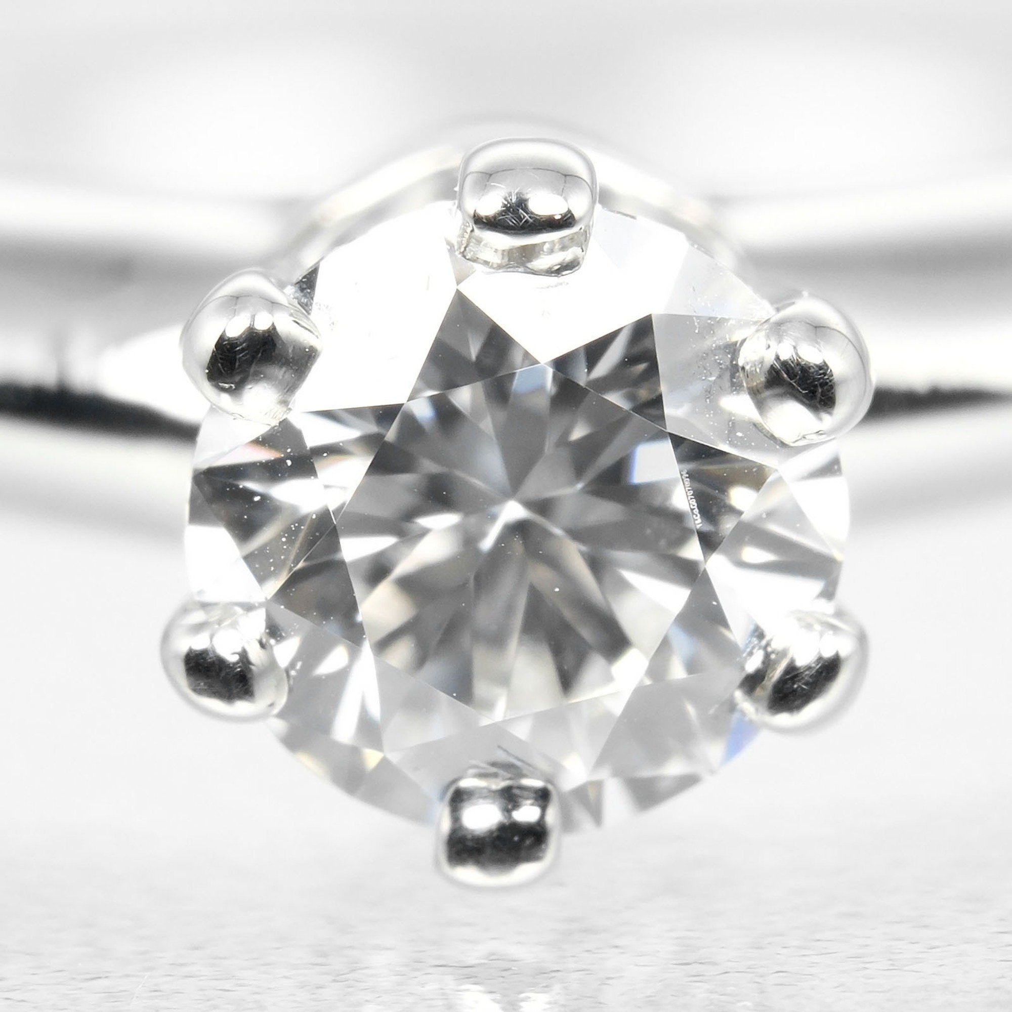 Solitaire Ring Platinum with Diamond 0.26ct