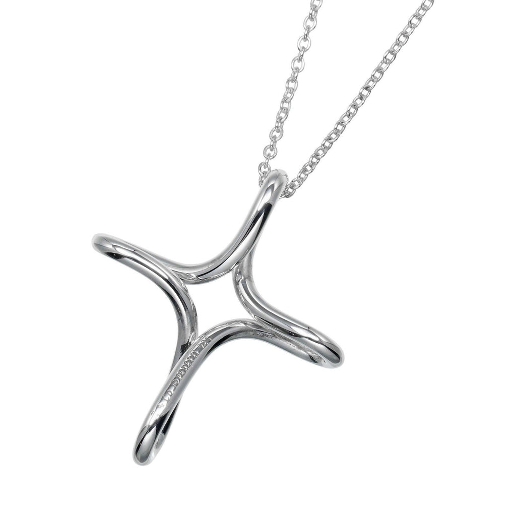 Cross Pendant Necklace Sterling Silver