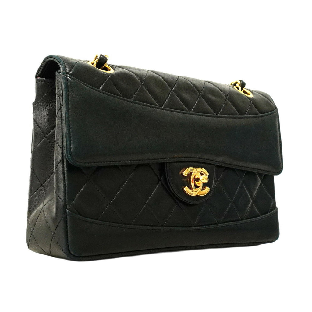 Vintage CC Chain Flap Bag Quilted Lambskin Medium
