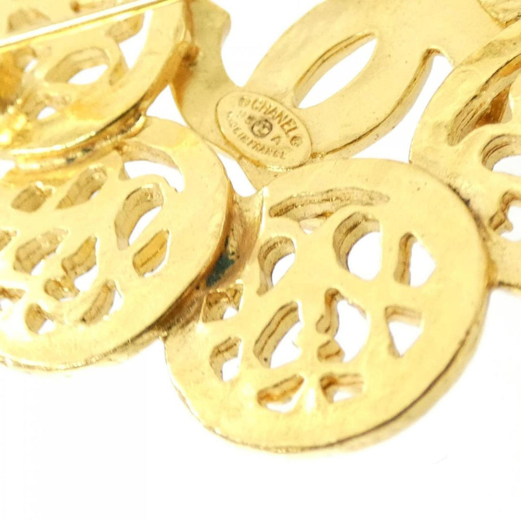 Brooch Gold-Tone Metal