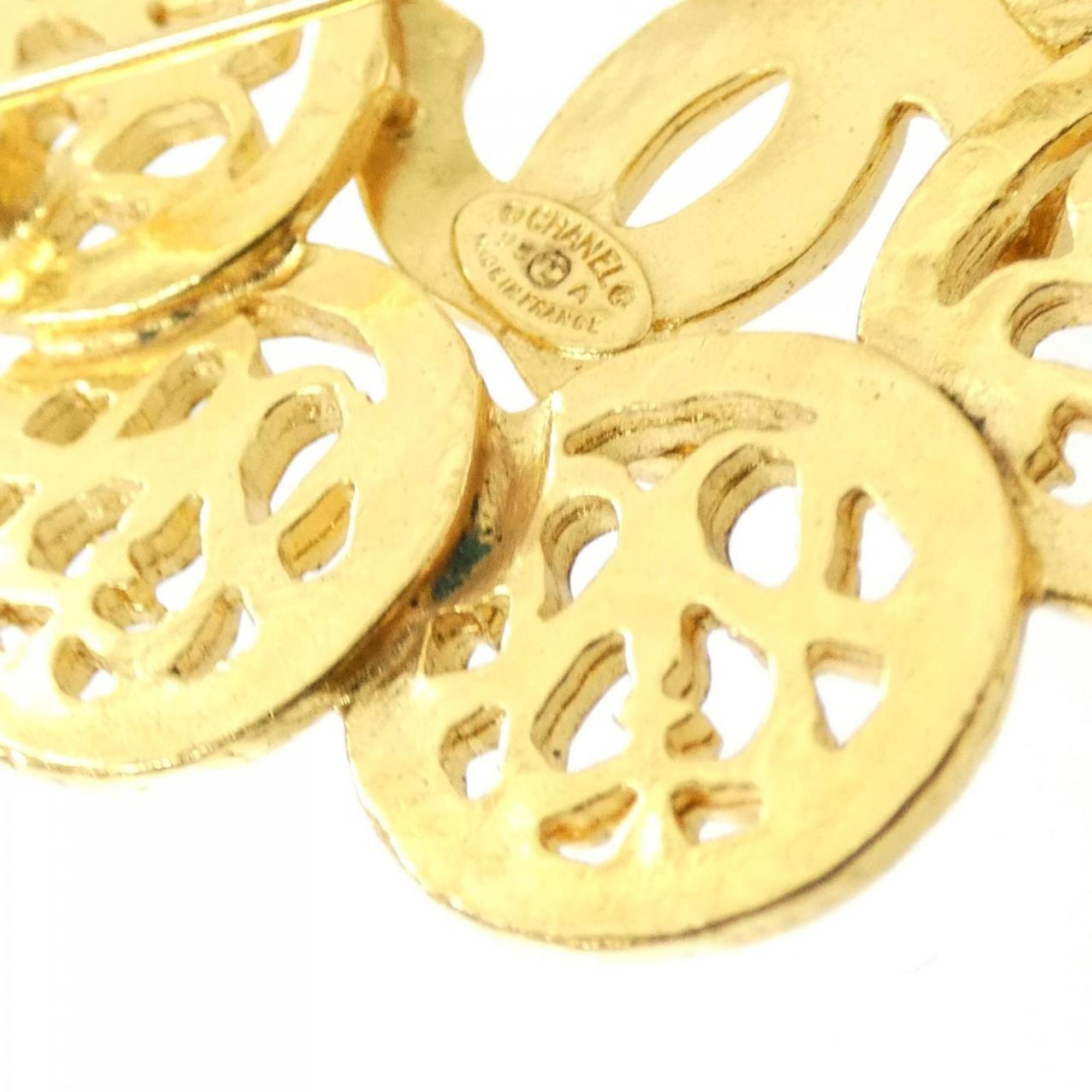 Brooch Gold-Tone Metal