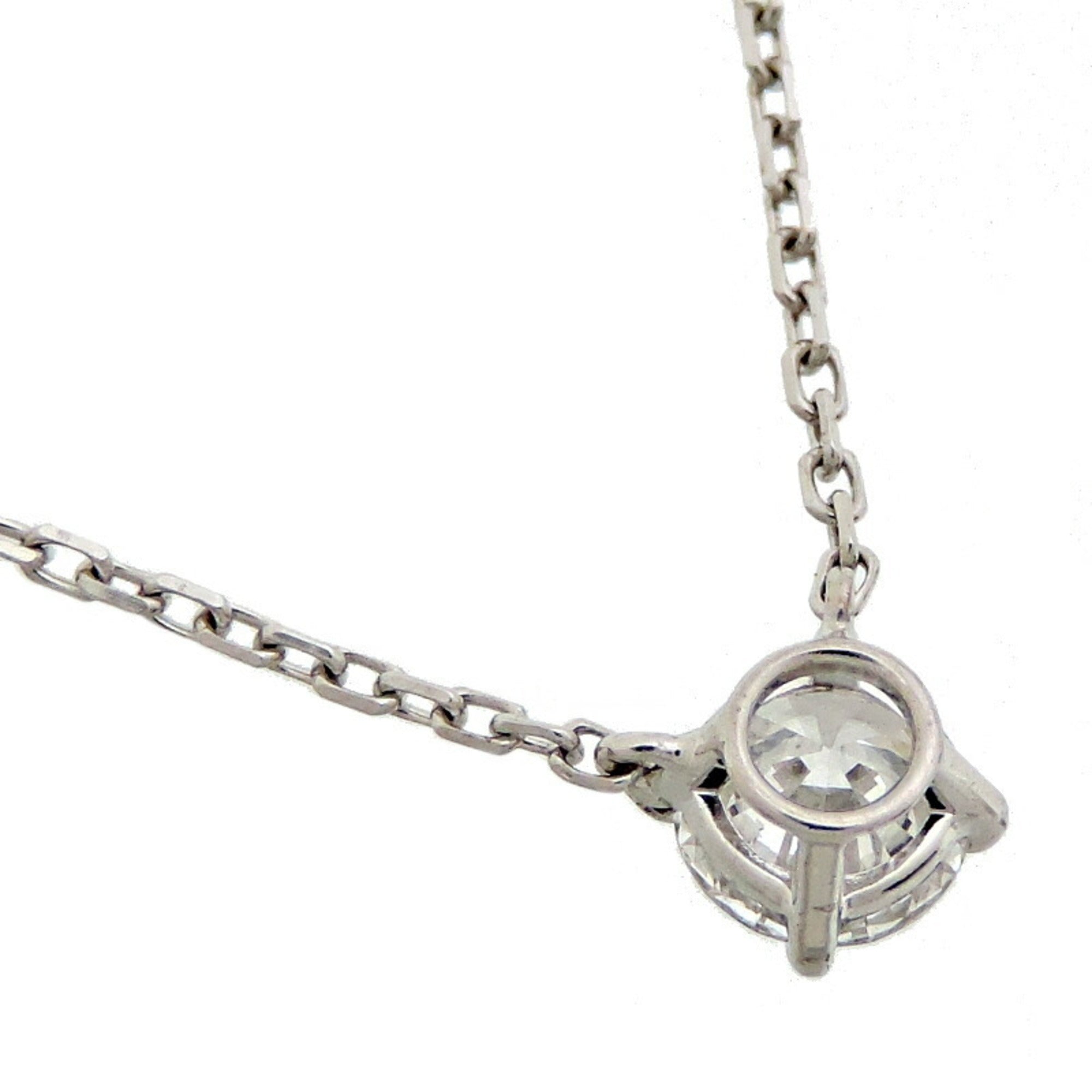 Love Pendant Necklace 18K White Gold with Diamond
