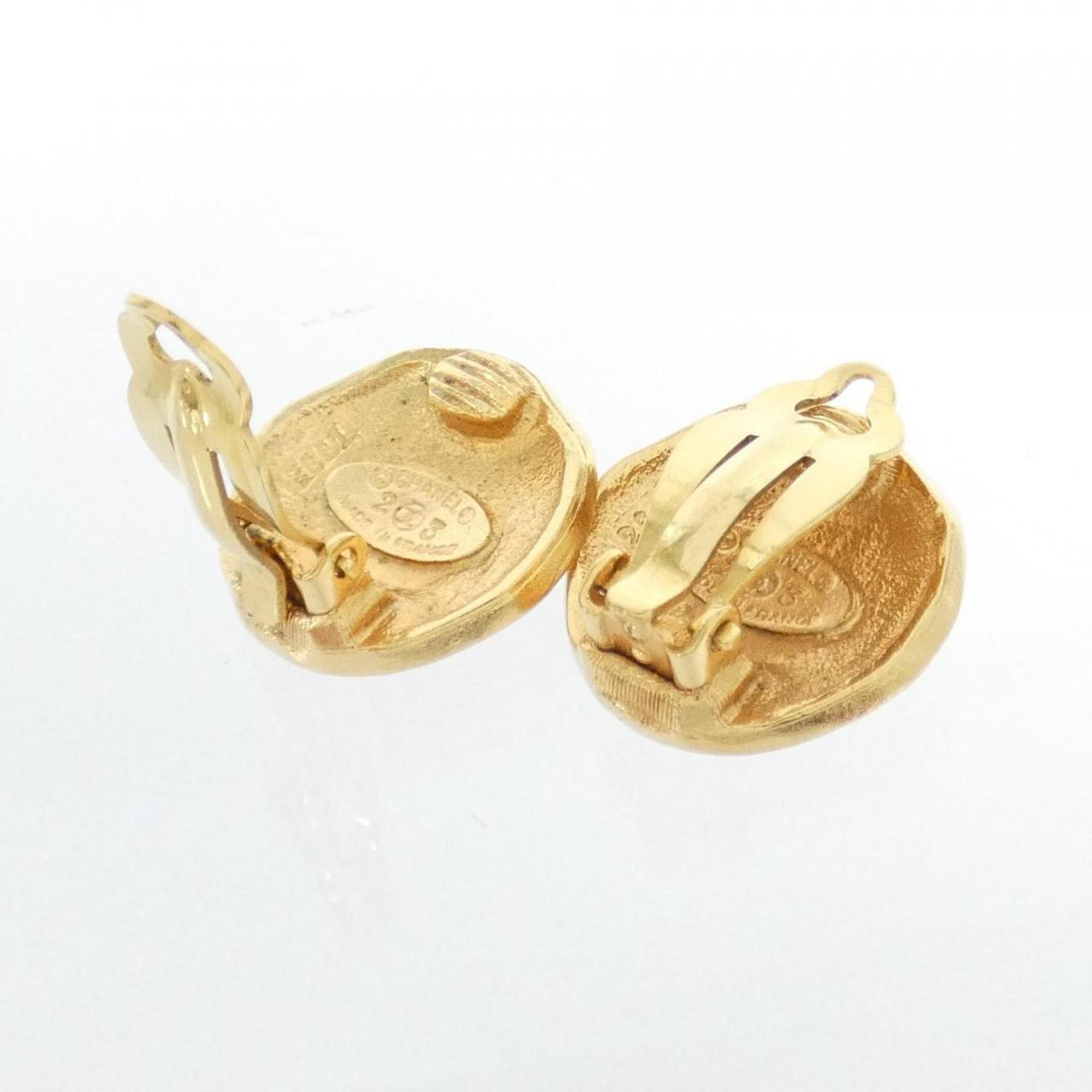 Clip-On Earrings Clip-On Gold-Tone Metal