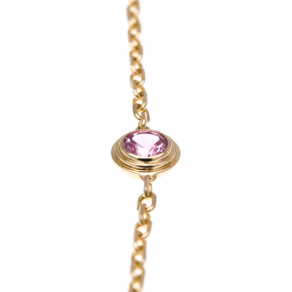 Charm Bracelet 18K Rose Gold with Sapphire
