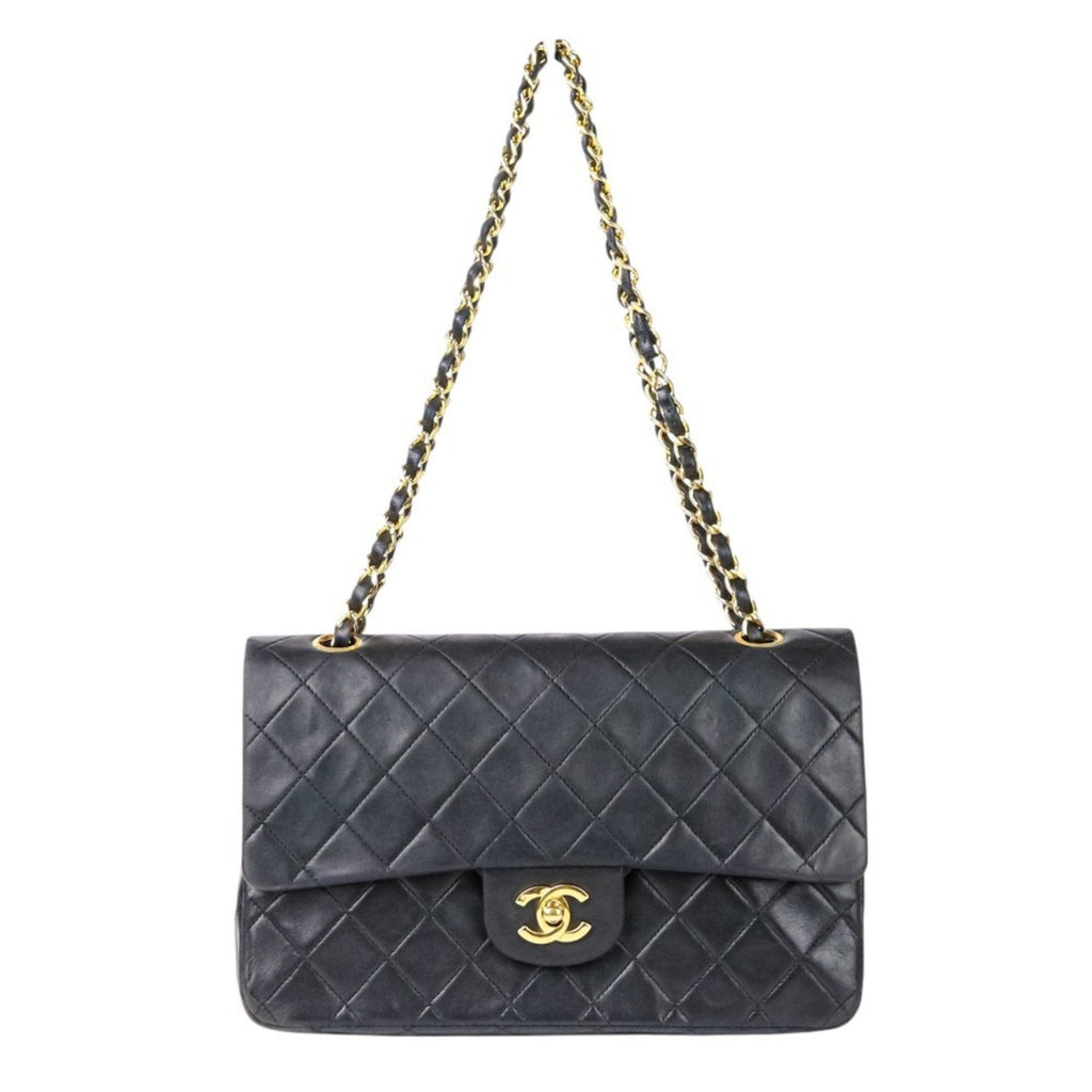 Vintage Classic Double Flap Bag Quilted Lambskin Medium