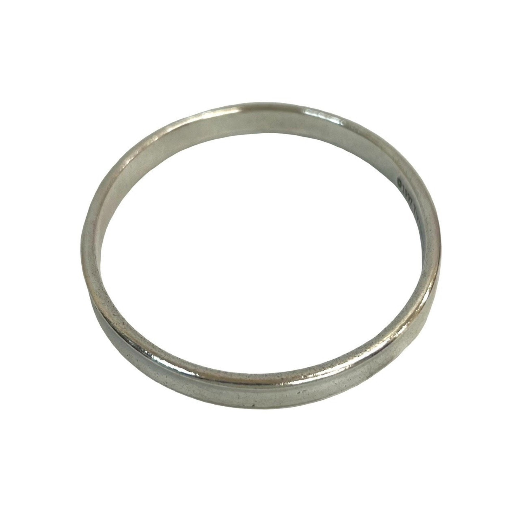 Narrow Bangle Bracelet Sterling Silver