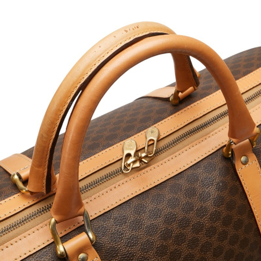 Vintage Duffle Bag Macadam Coated Canvas Large