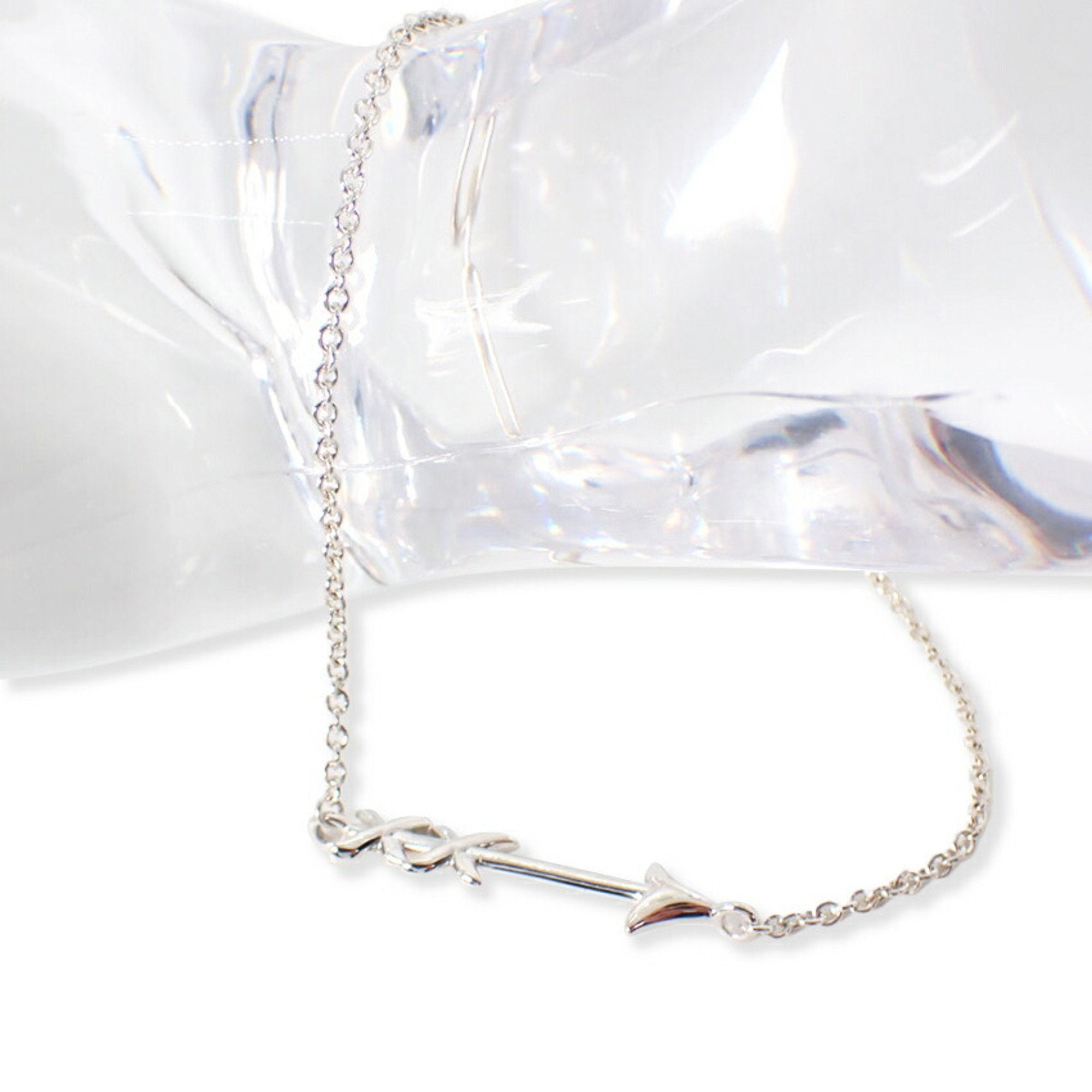 Kiss and Arrow Bracelet Sterling Silver