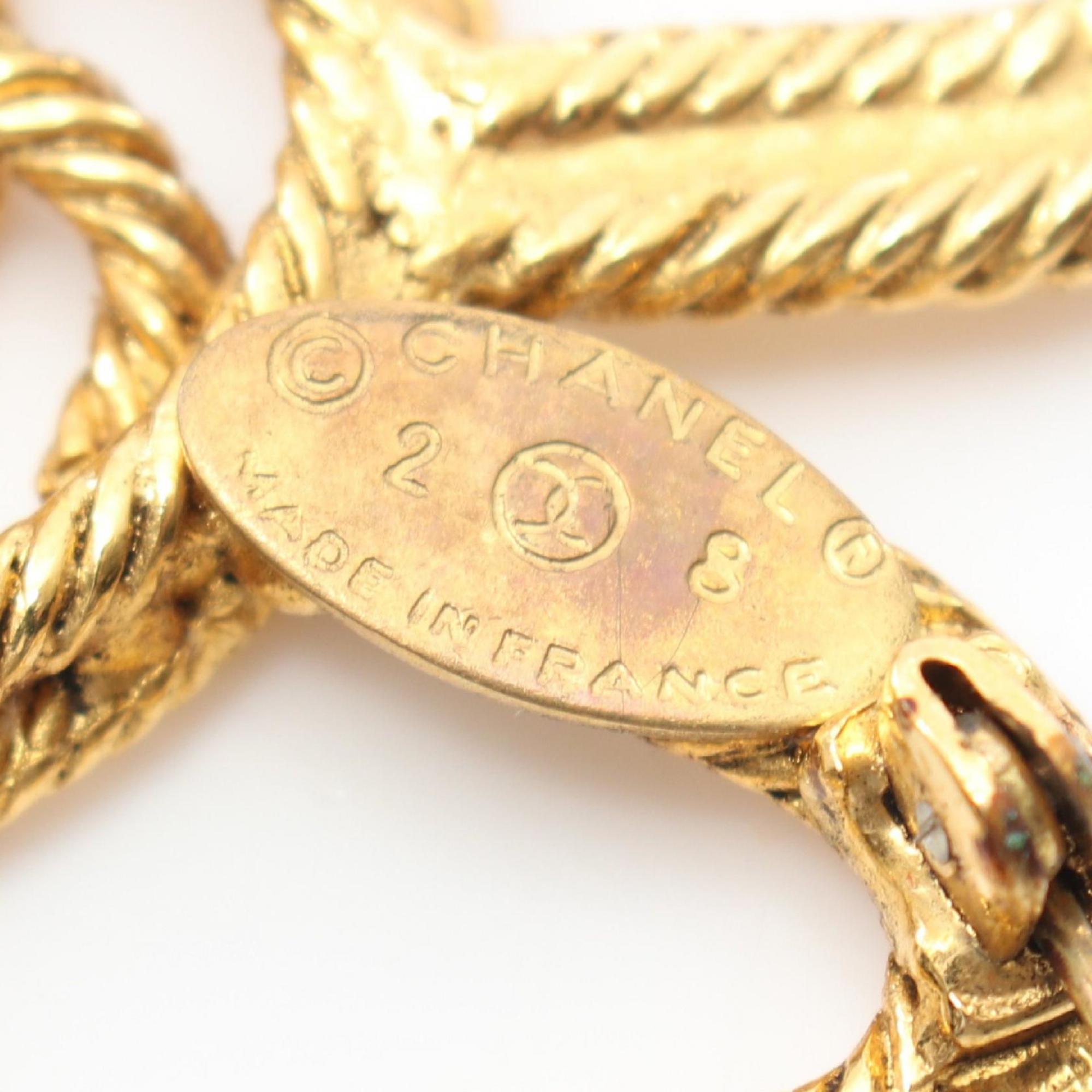 CC Logo Brooch Metal
