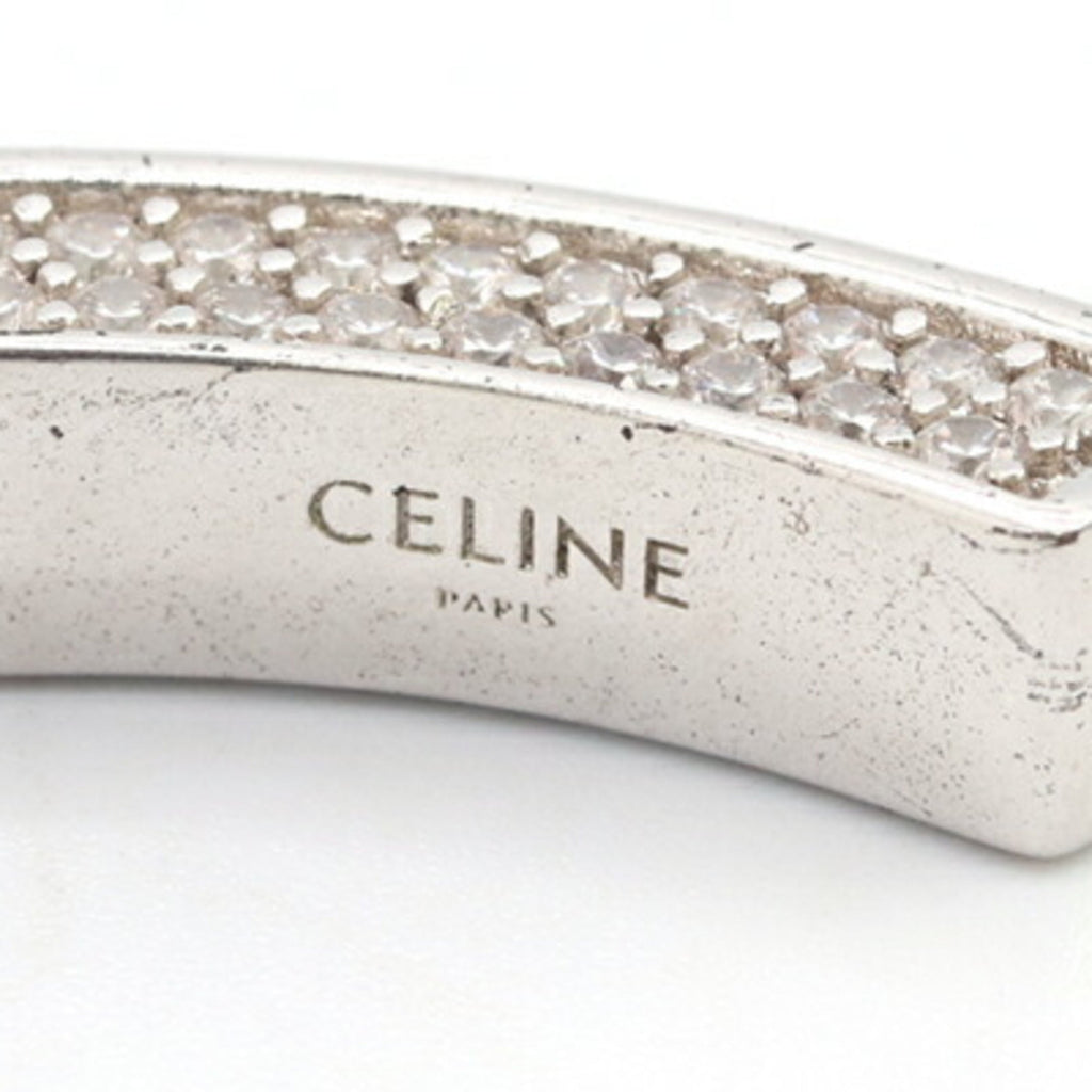 Bangle Bracelet Metal and Rhinestone